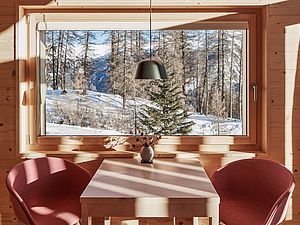 Pensiun Laresch Tinyhouse Graubünden Schweiz